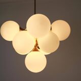 Atomic Lustre in Brass by Kaiser, Germany, 1960s