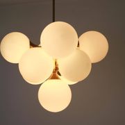Atomic Lustre in Brass by Kaiser, Germany, 1960s