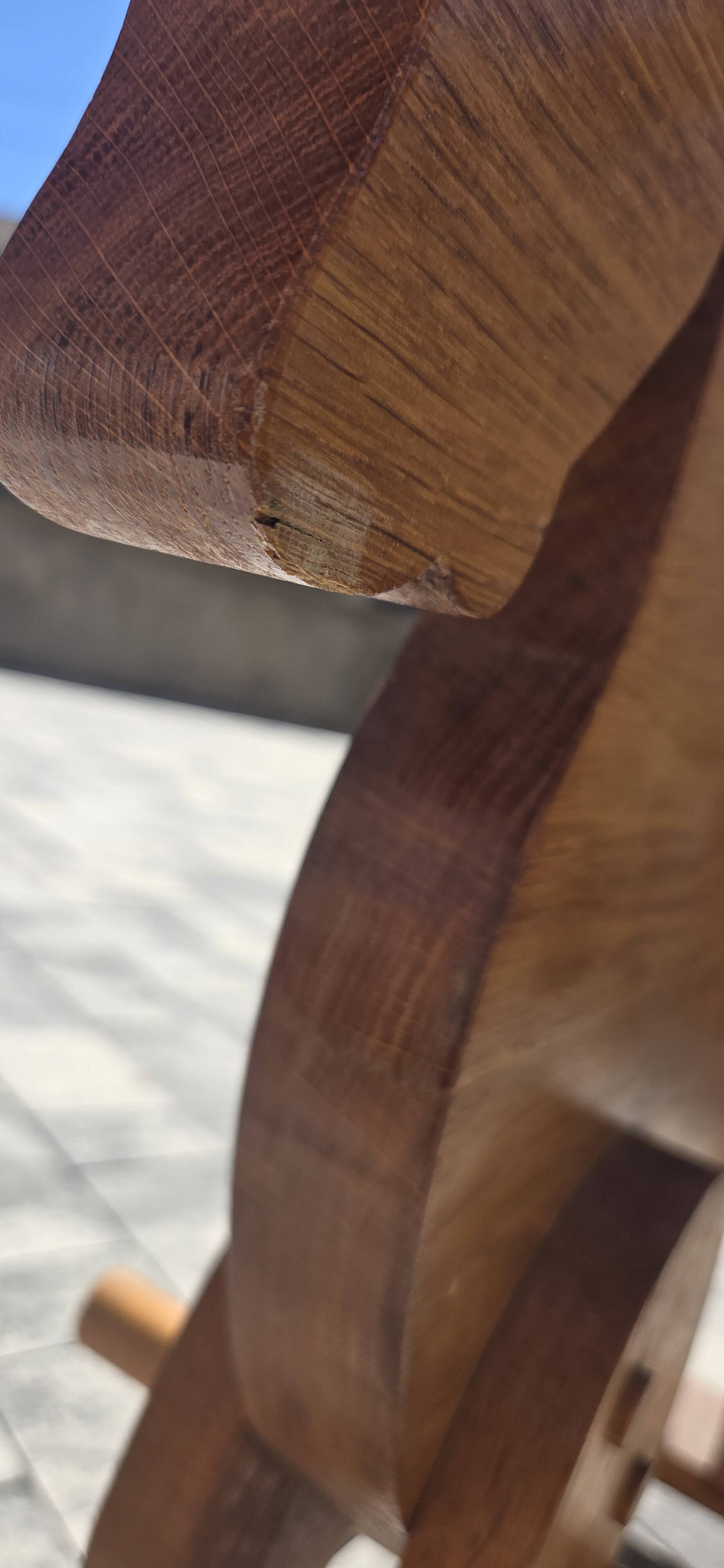 Wooden rocking horse