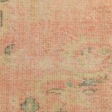 6x9 Vintage Soft Peach Geometric Style Vintage Rug, 175x270 Cm