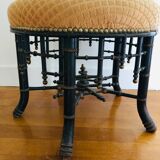 Tabouret en bois Napoléon III