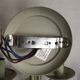 Pair of Vintage Italian Double Wall Lights Leaf Detail Green & Gold Finish