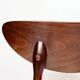 Vintage dining chairs set of 6 pearl bouclé
