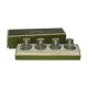 Set de 4 salières en argent et verre Christofle