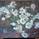 Peinture bouquet de fleurs sur toile 1944