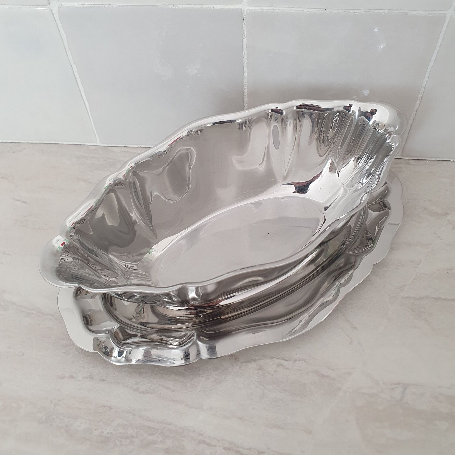 Remy Letang / 18/10 stainless steel gravy boat