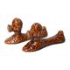Vintage slip poodle knife holders