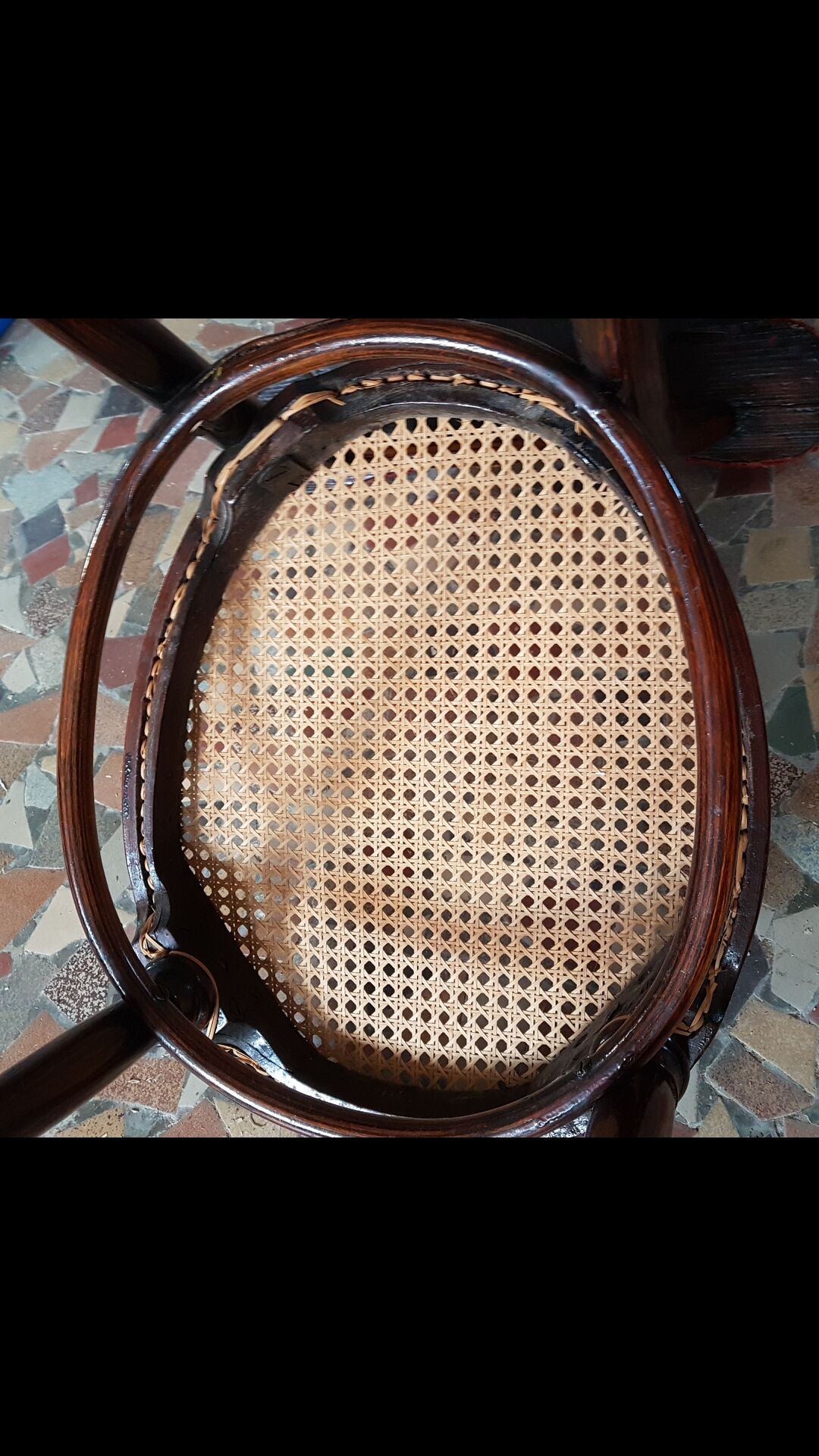 Old poker chair