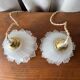 Duo de baladeuses « tulipe » vintage