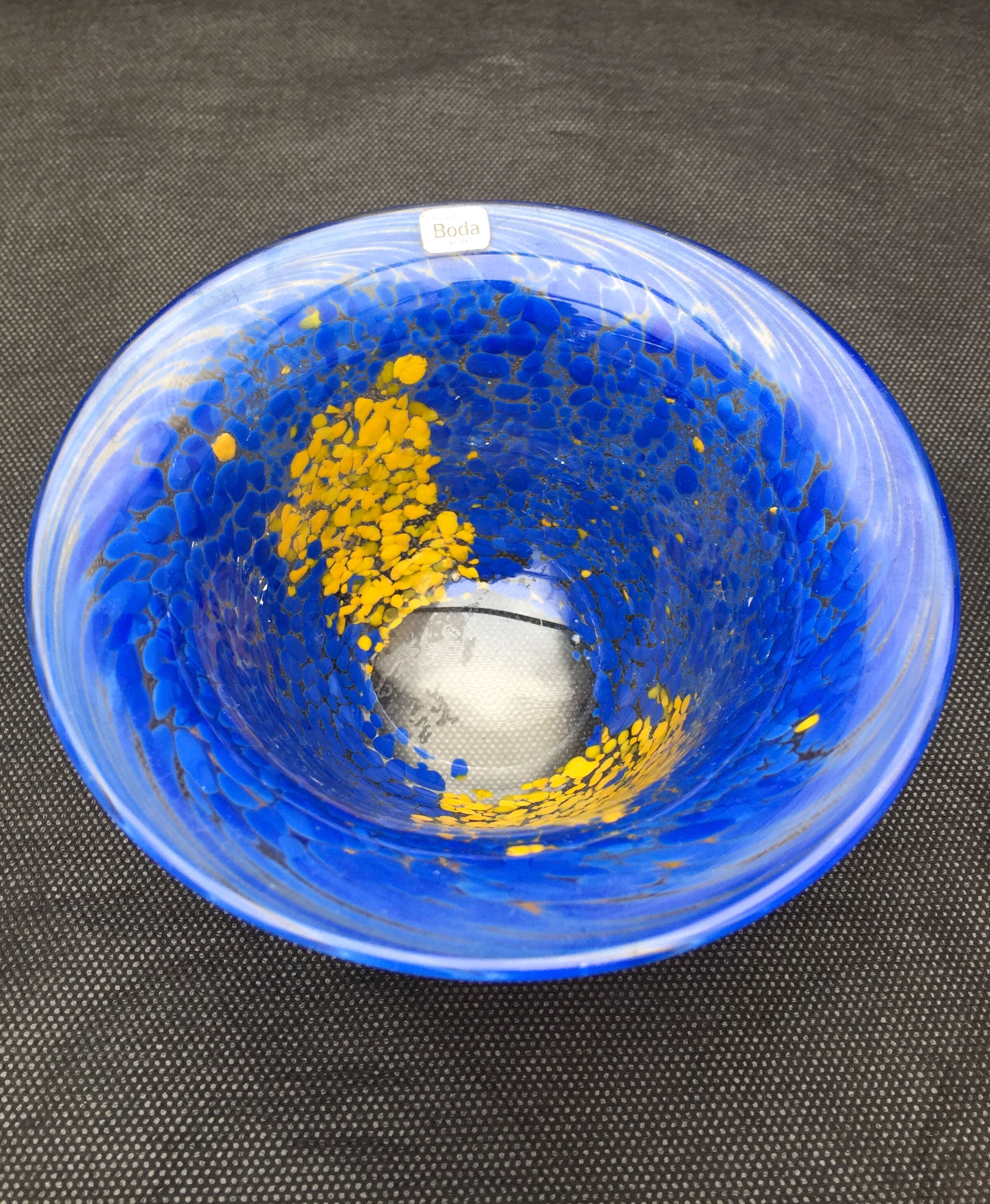 Vintage bol tintomara artist Ulrika Hydman vallien kosta boda glassware scandinavian design