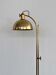 Florian schulz mid-century adjustable floor lamp in full brass, 1970