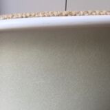 Set of 4 chairs the Fonda by Charles and Ray Eames, woolen yellow straw 1960-1970