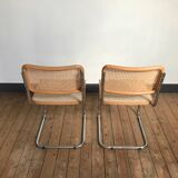 2 chairs Cesca B32 BY Marcel Breuer