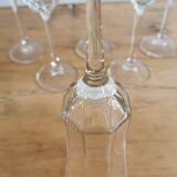 Service of 6 vintage luminarc champagne flutes