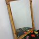 Vintage bamboo and rattan mirror 50x65cm