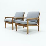 Lot of 2 capella chairs by Illum Wikkelso for N.Eilersen 1960s