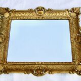 Florentine mirror frame carved wood 56x46cm