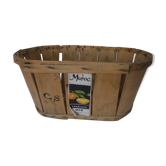 Ancien panier de stockage bois
