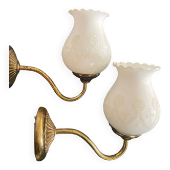 Pair of wall lights