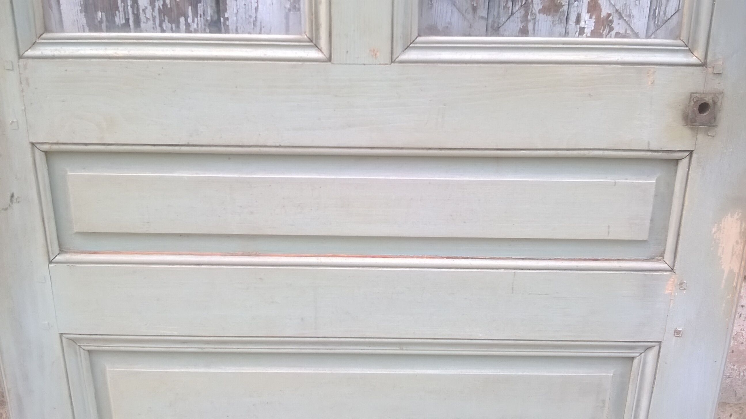 Old glazed interior door