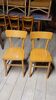 Pair of old bistro chairs, 1950s