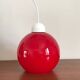 Vintage glass pendant light from the 70s