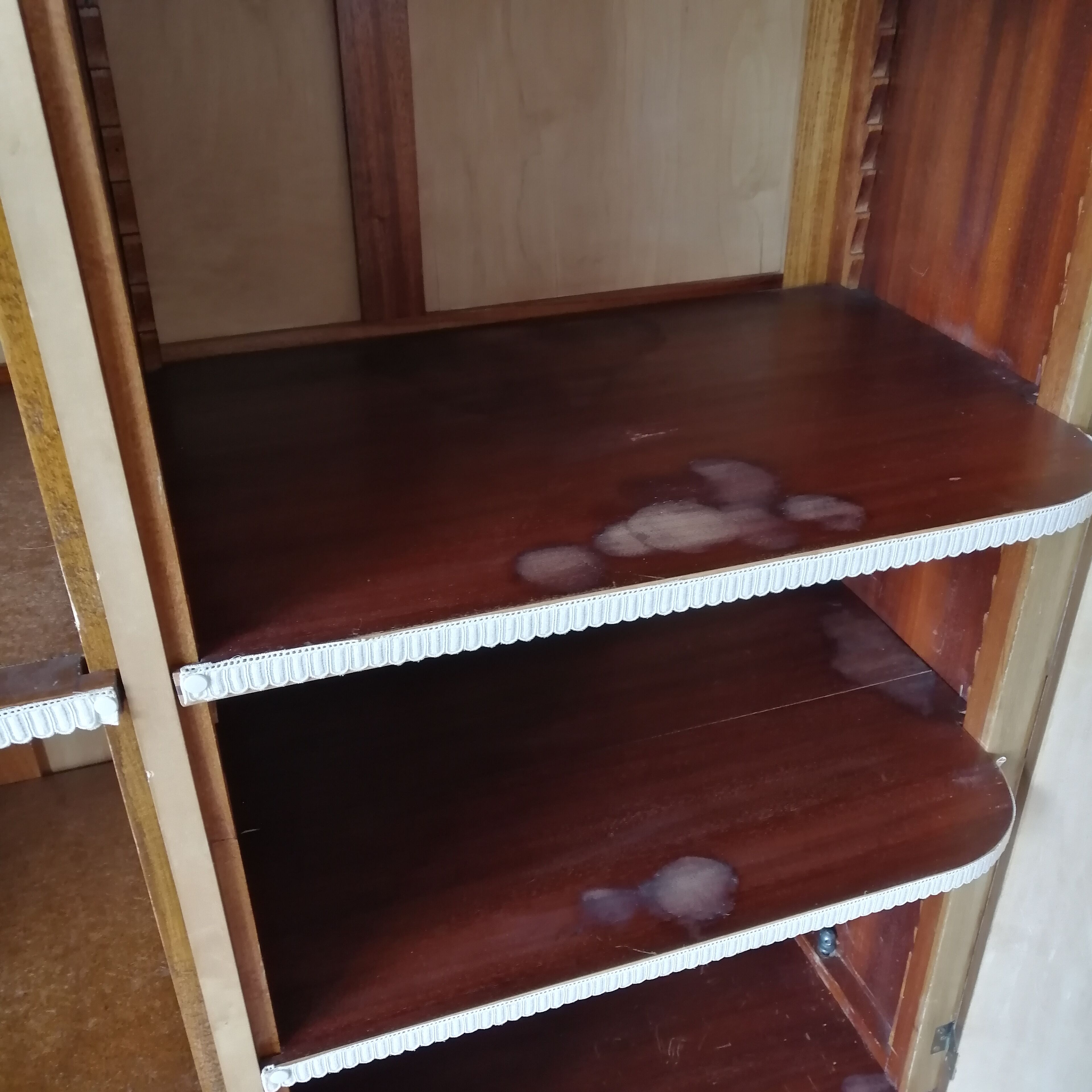 Asymmetrical art deco wardrobe