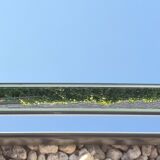 Vintage mirror deknudt with 70's parecloses