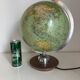 Vintage 1960 terrestrial globe JRO Verlag world map German - 35 cm