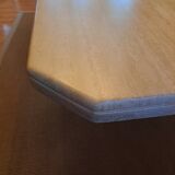 Table manger travertin.