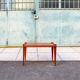 Table basse en bois de teck Italia années 60