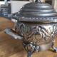 Antique Box / Chased Silver-Plated Sugar Bowl from Fes - Nesting Style (Vi