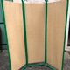 Green tubular vintage folding screen, 1980