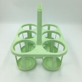 Vintage anise green bottle holder