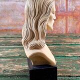 Bust of Christ signed A. Giannelli, ancient Italian sculpture.