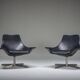 Set of leather armchairs by Rodolfo Dordoni for Matteo Grassi, 1990s