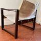 Safari armchair by Karin Mobring for IKEA 1970s in wood and canvas