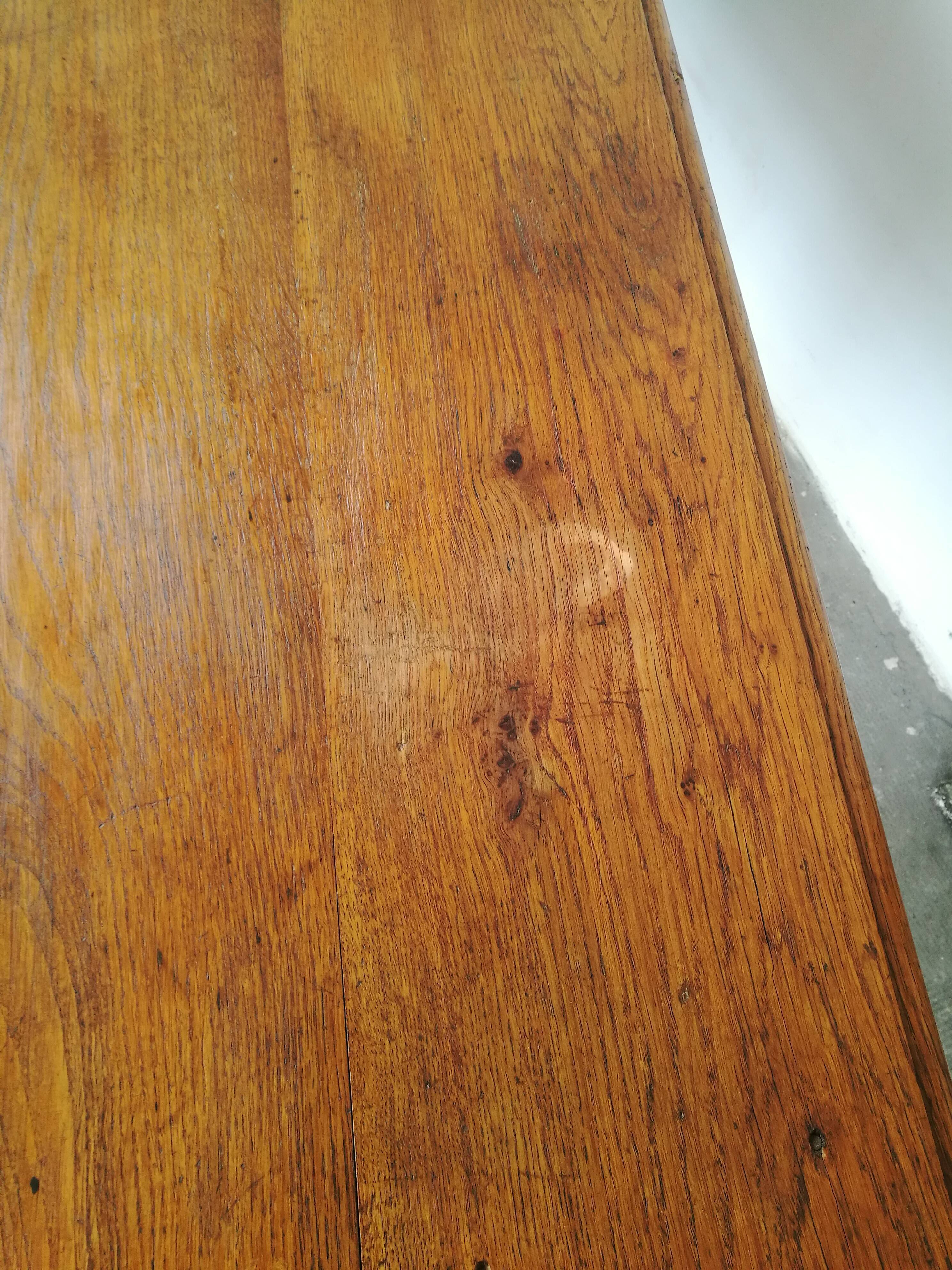 Oak farm table, wooden desk