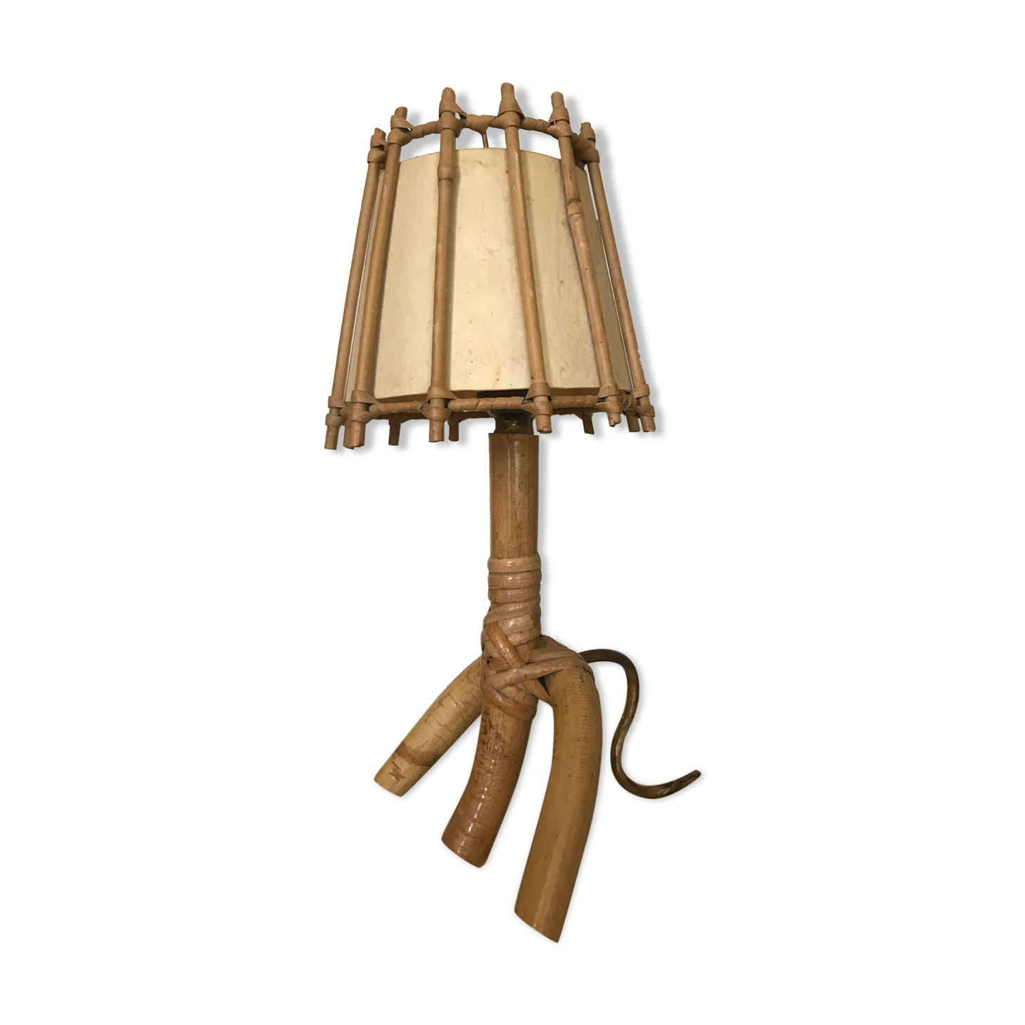 Rattan lamp