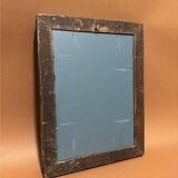miroir ancien feuille d or bois