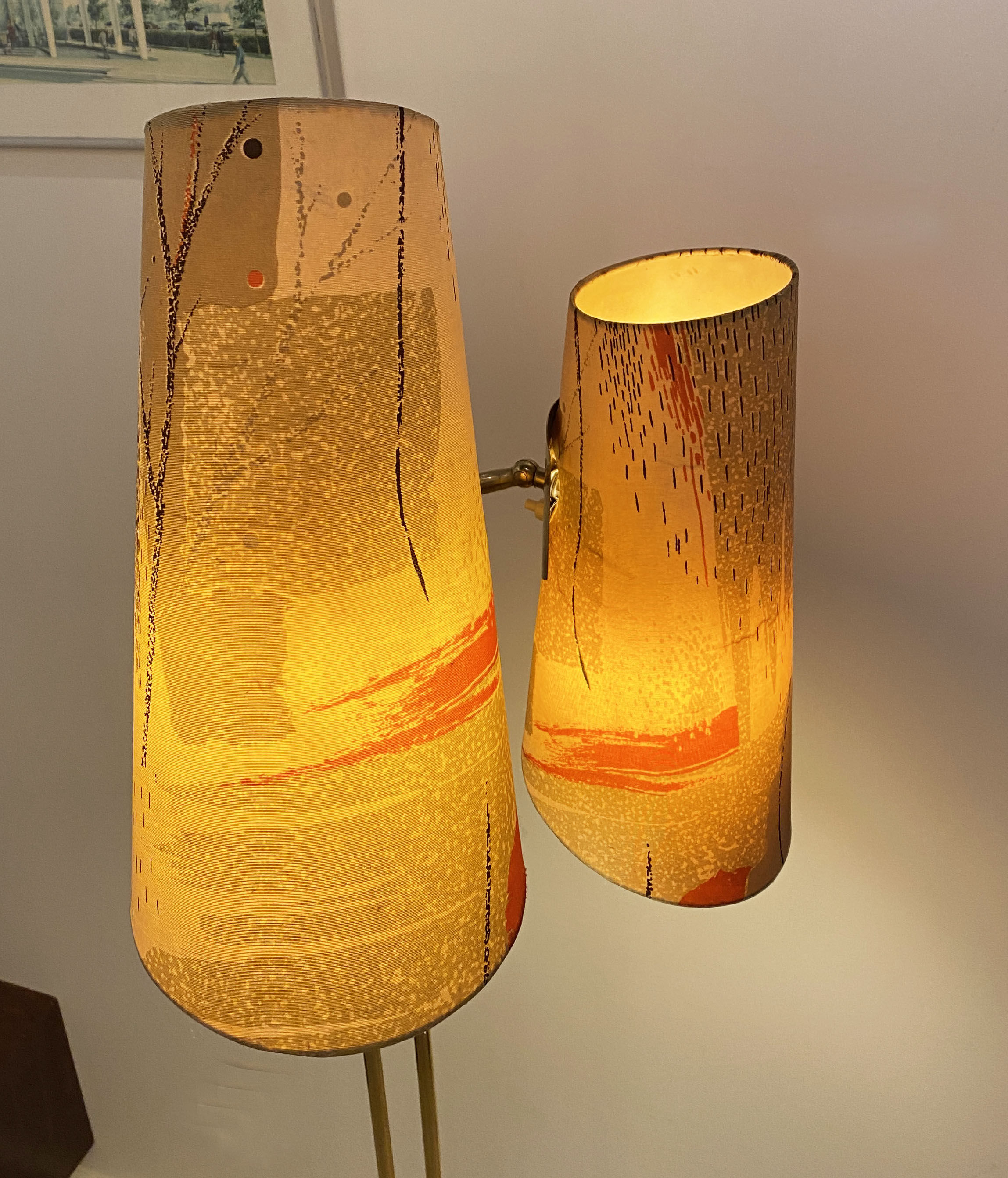 Brass lamp 60s