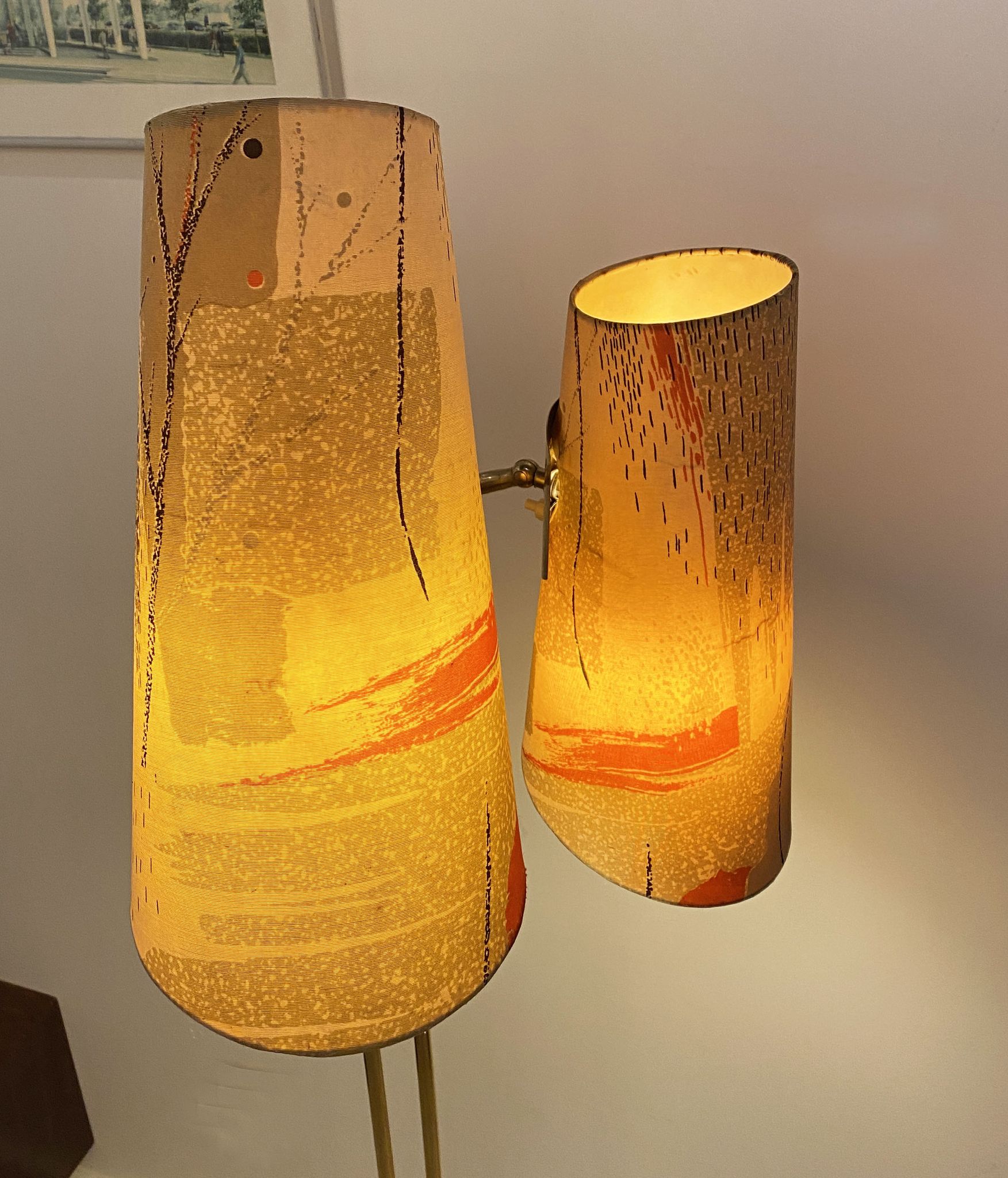 Brass lamp 60s