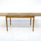 Oak dining table, sweden, 1960