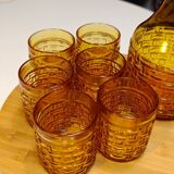 Ensemble pichet + verres bormioli années 60