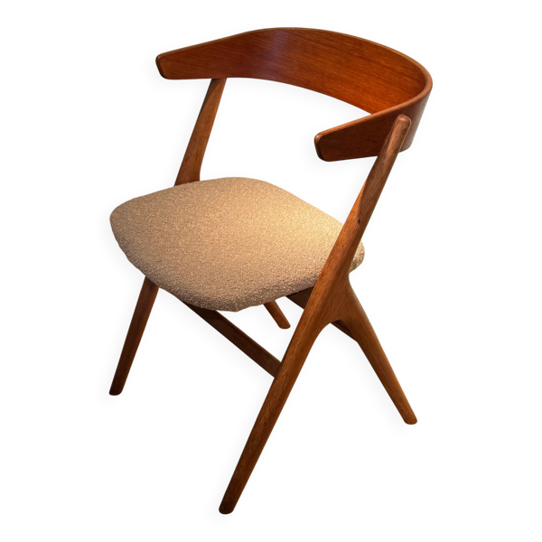 Chaise scandinave vintage Sibast n9
