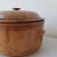 Vegetable salad bowl terracotta pottery