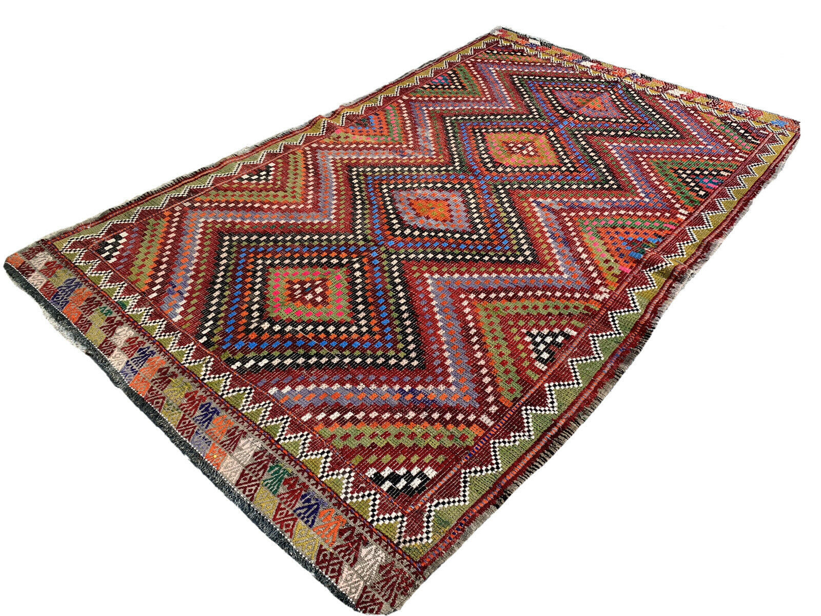 Traditional turkish kilim rug