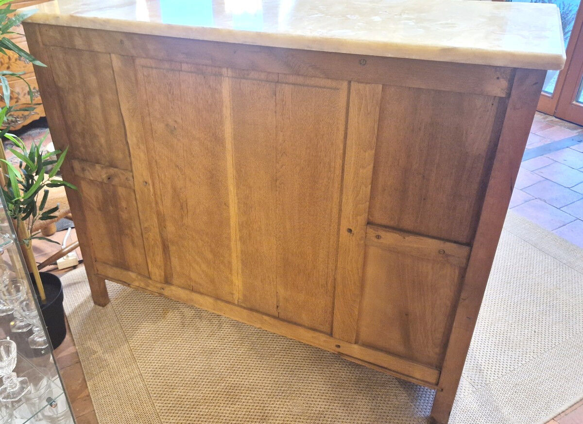 Buffet period end Art Nouveau École de Nancy in walnut by Gauthier Poinsignon (unsigned)