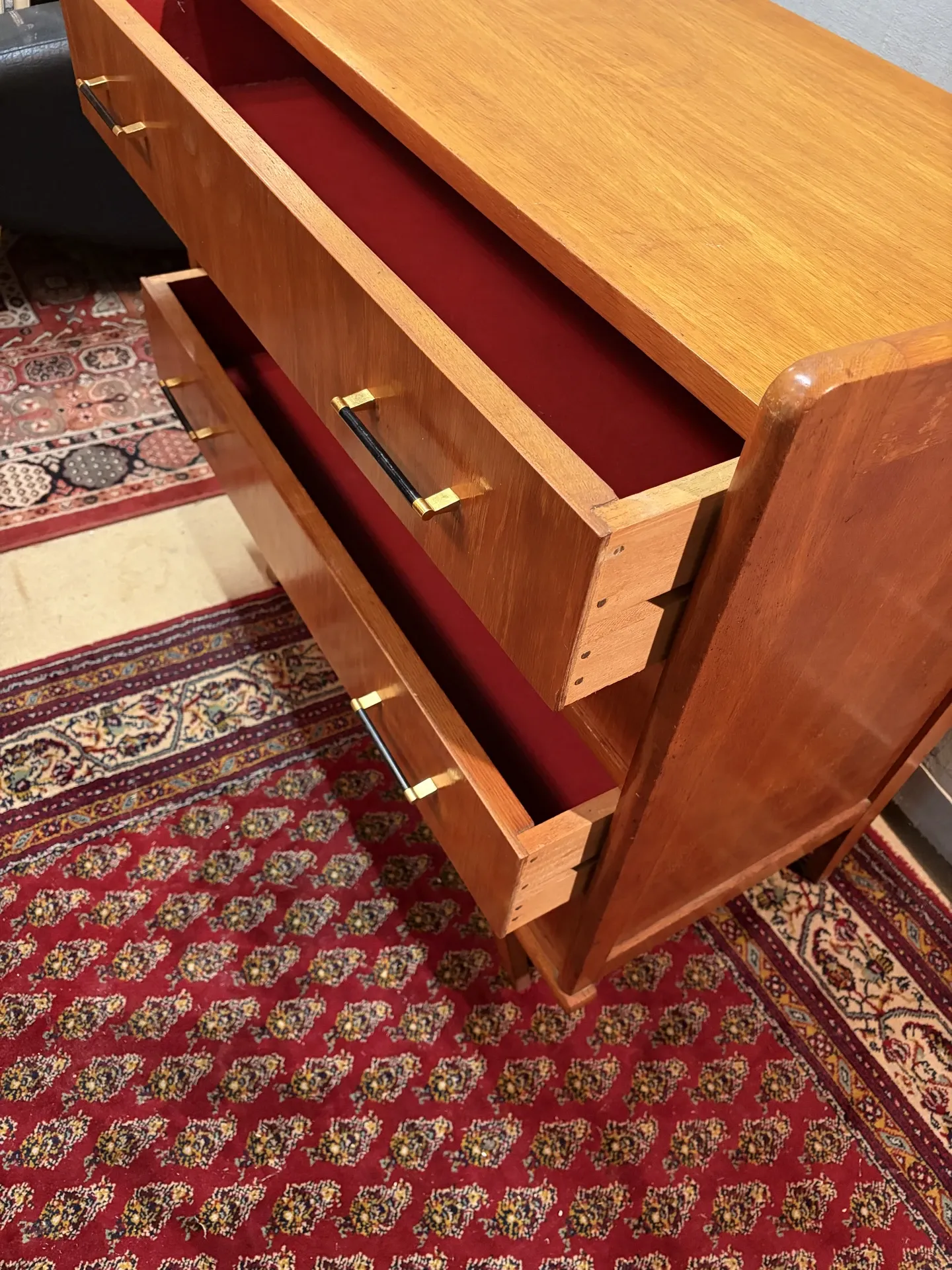 Commode vintage pieds compas Ep 60/70
