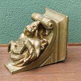 Plaster wall console, grotesque, 19th century